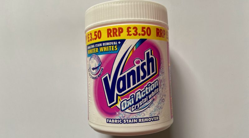 Vanish Oxi Action Crystal White Fabric Stain Remover