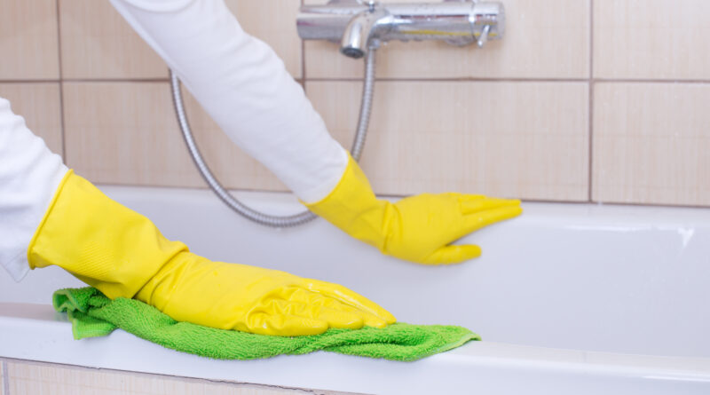 Woman Cleaning